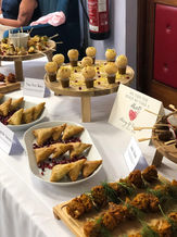 Assorted Indian appetizers buffet