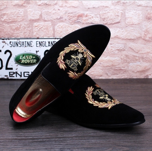 Gucci Inspired Leatherbottom Loafers | Wallstreet Fashion Line display picture 1
