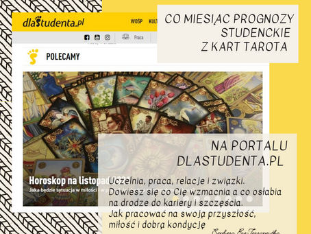Miesięczna prognoza studencka! Od listopada na portalu DlaStudenta.pl <3