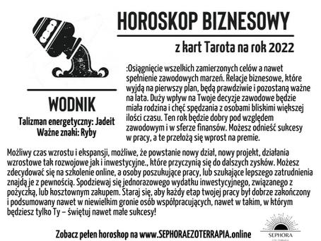 Wodnik - Biznesowa Prognoza Roczna 2022