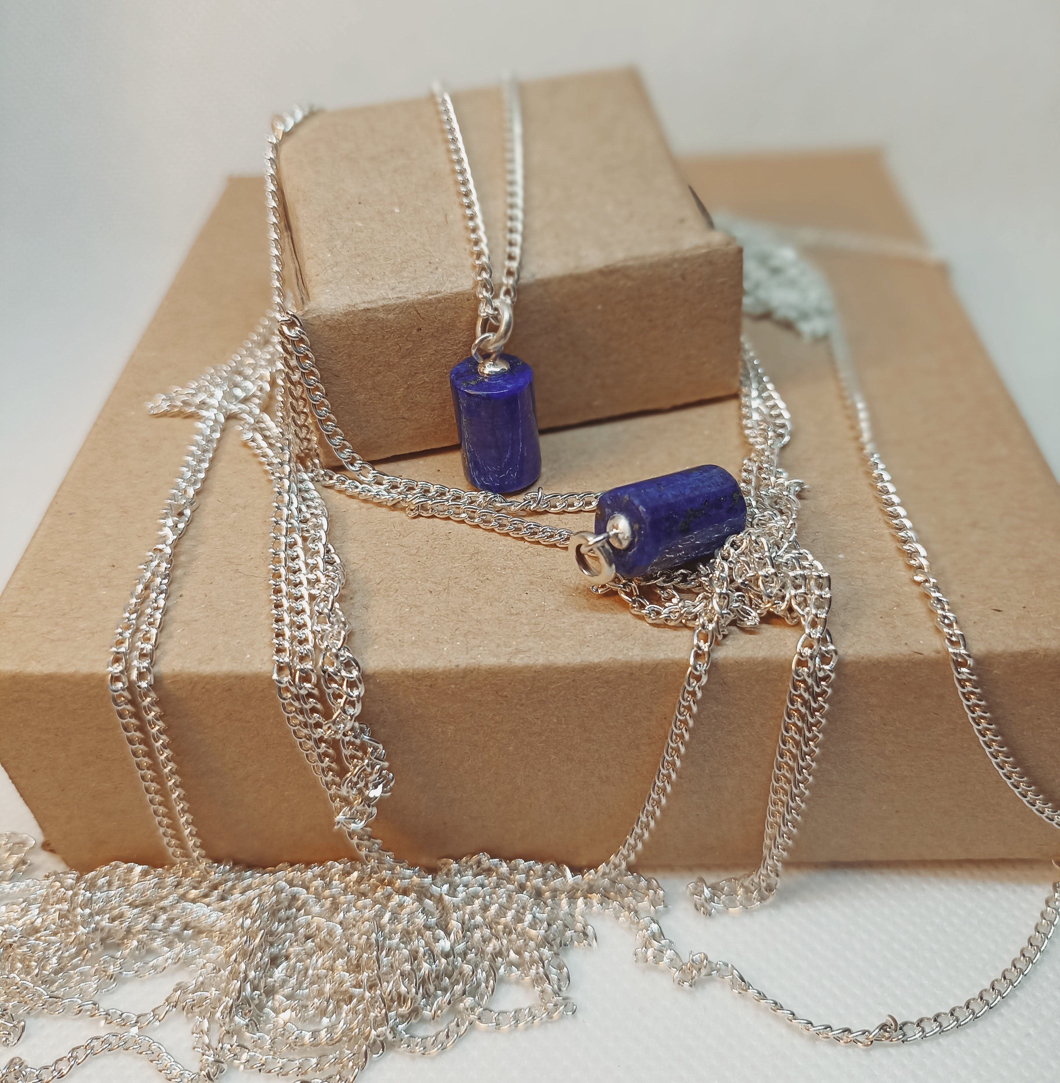 Lapis lazuli ze srebrem