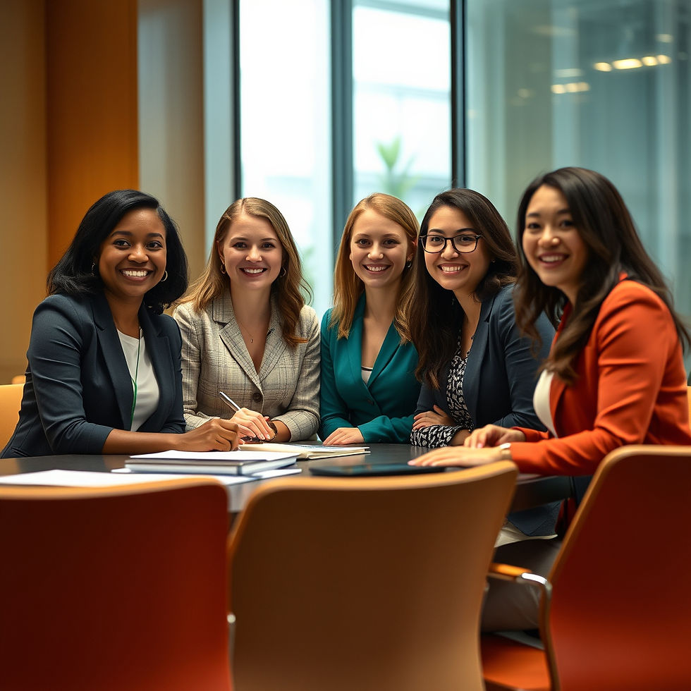 Engage with other women in leadership roles
