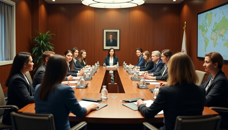 women leaders in a conference room