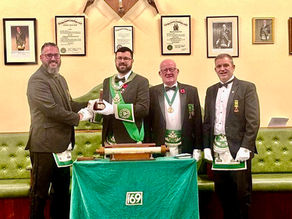 Installation Lodge Thistle and Rose No.169