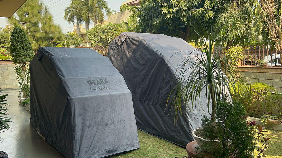 Thumbnail: Bike Shelter Garage & Waterproof Motorbike Tent Outdoor Indoor Scooter Shelter