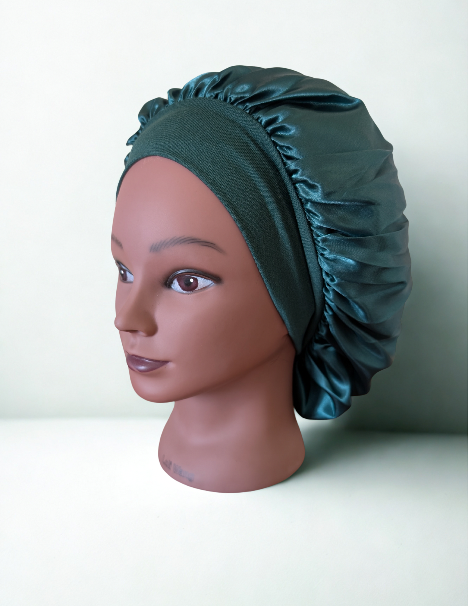 Satin Green Bonnet