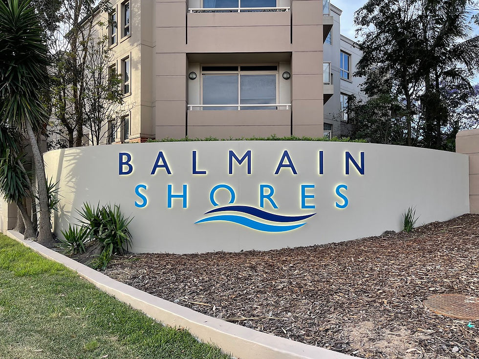 Building Illuminated sign