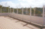 Vinyl and Glass Fence