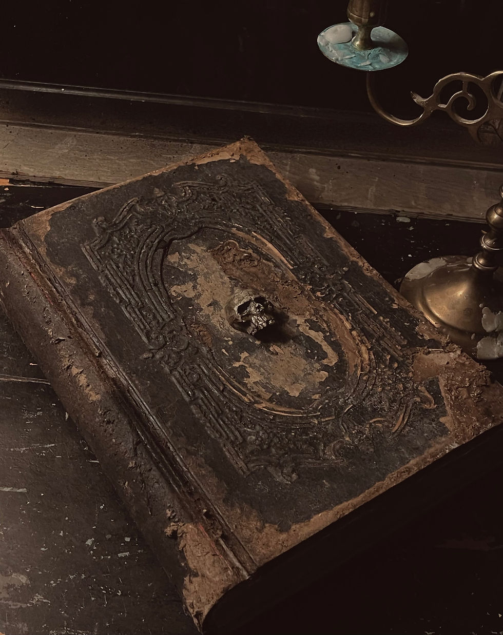 Thumbnail: grimoire book of shadows spellbook witchcraft journal magic ritual occult mediaeval