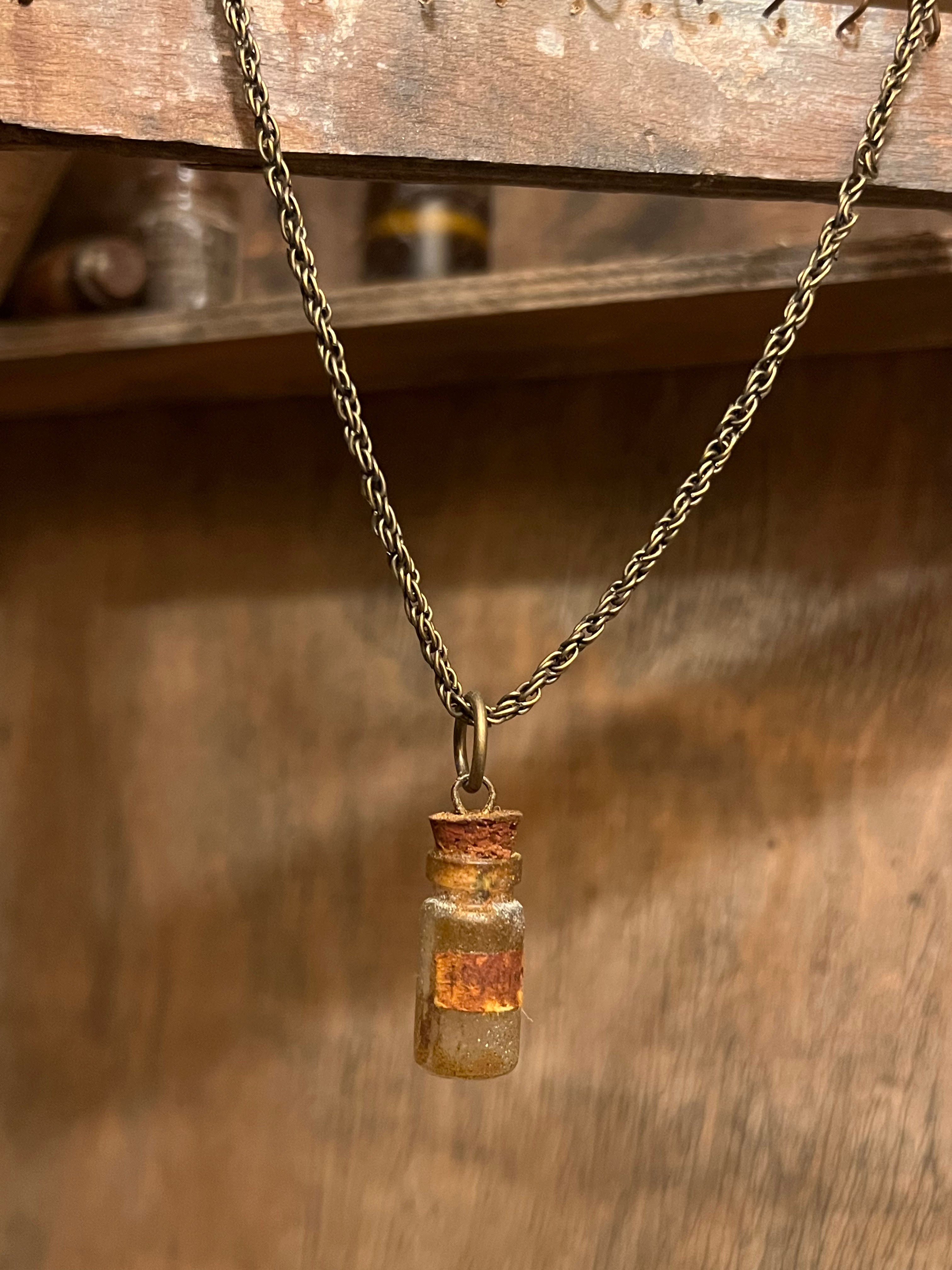 magic potion vial necklace