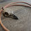 Thumbnail: Raven skull necklace Grey Aventurine imitation resin art
