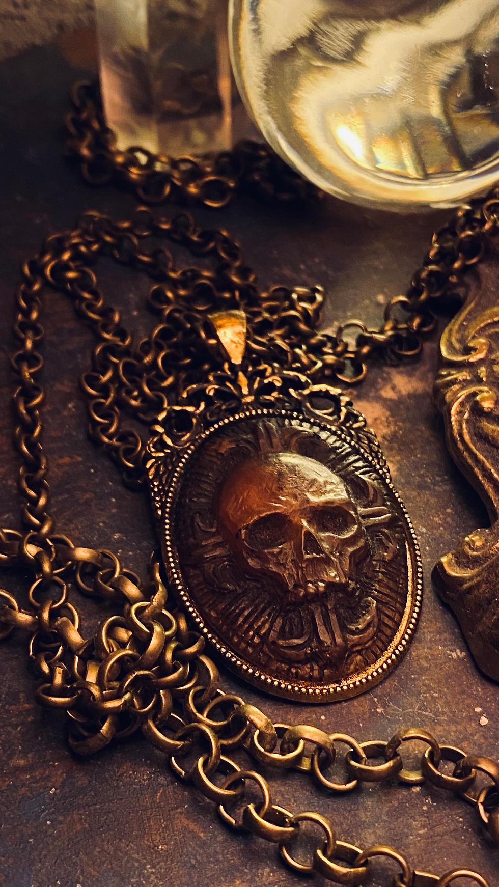 Thumbnail: Memento Mori necklace I