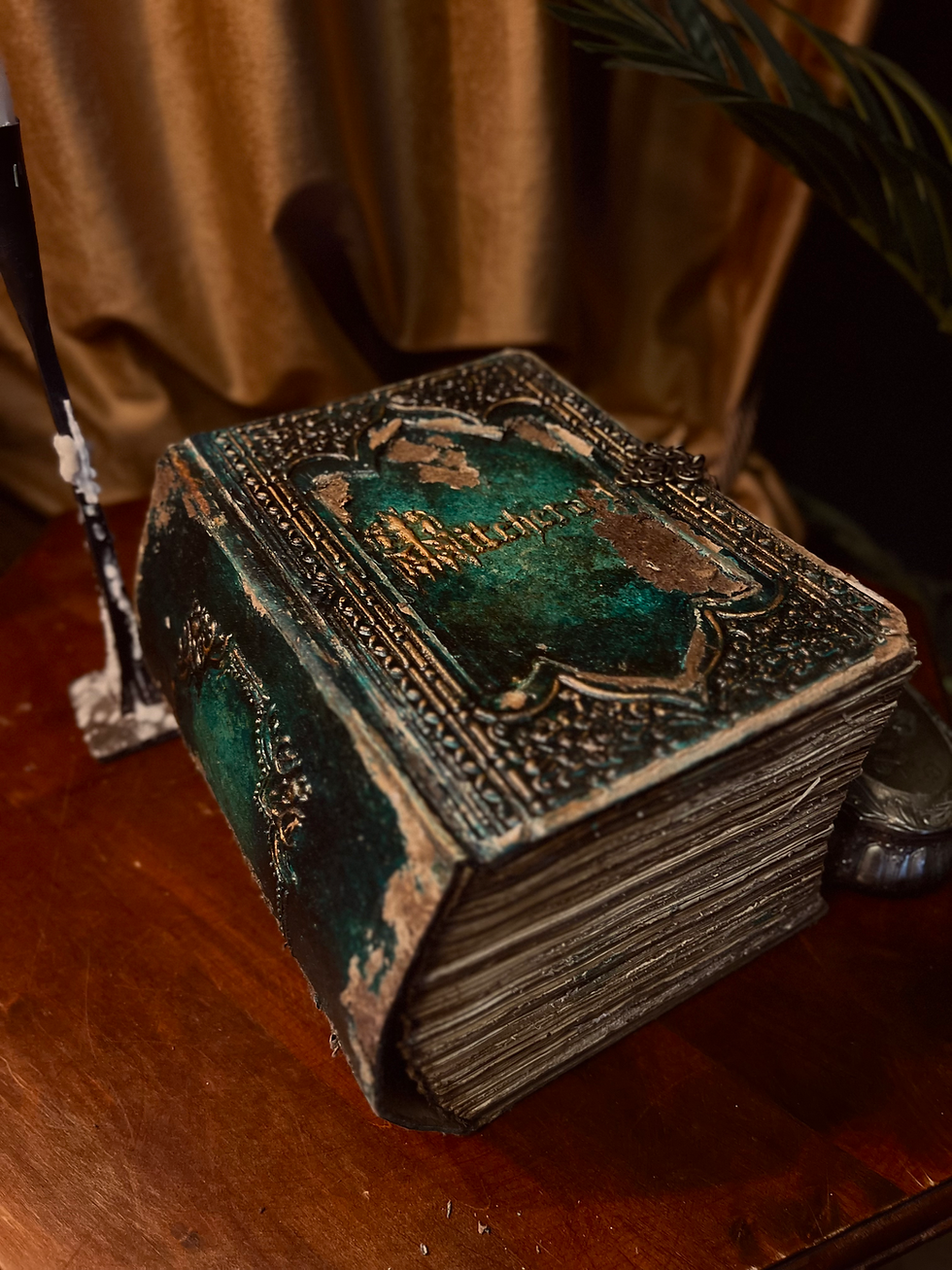 Thumbnail: Grimoire / Book of Shadows Smaragd 