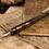 Thumbnail: magic wand calligraphy ink dip pen carved driftwood copper brass