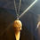 Thumbnail: Raven skull necklace Moonstone