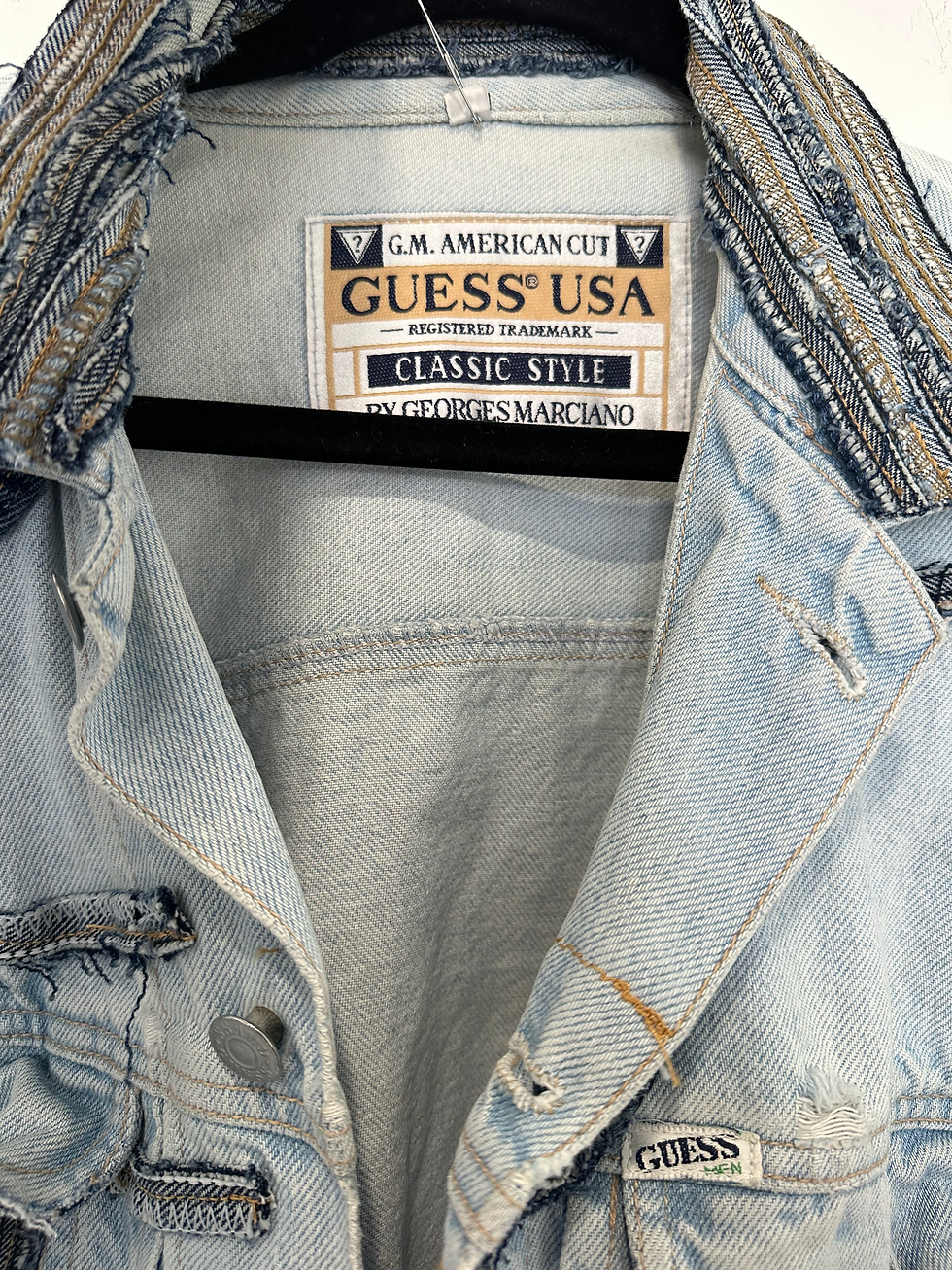 Miniatura: CHAQUETA VAQUERA CORTA GUESS GUAVA