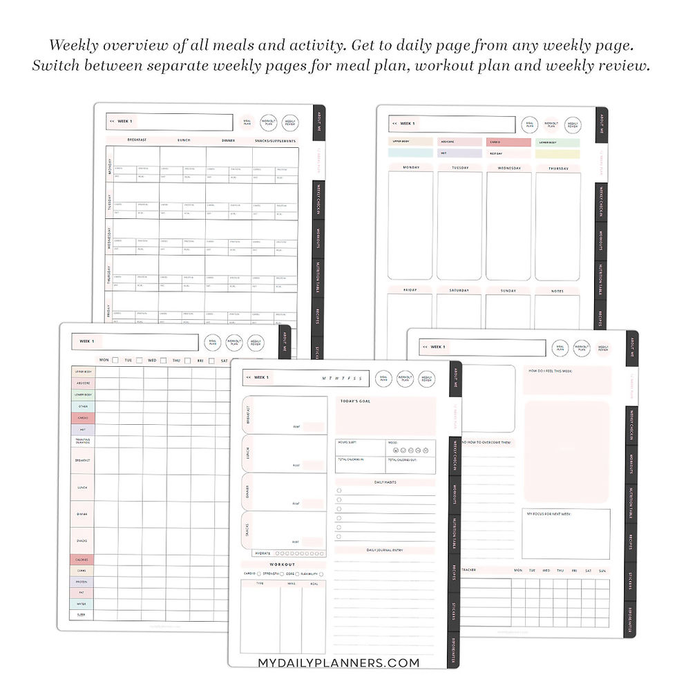 Thumbnail: Fitness Digital Planner