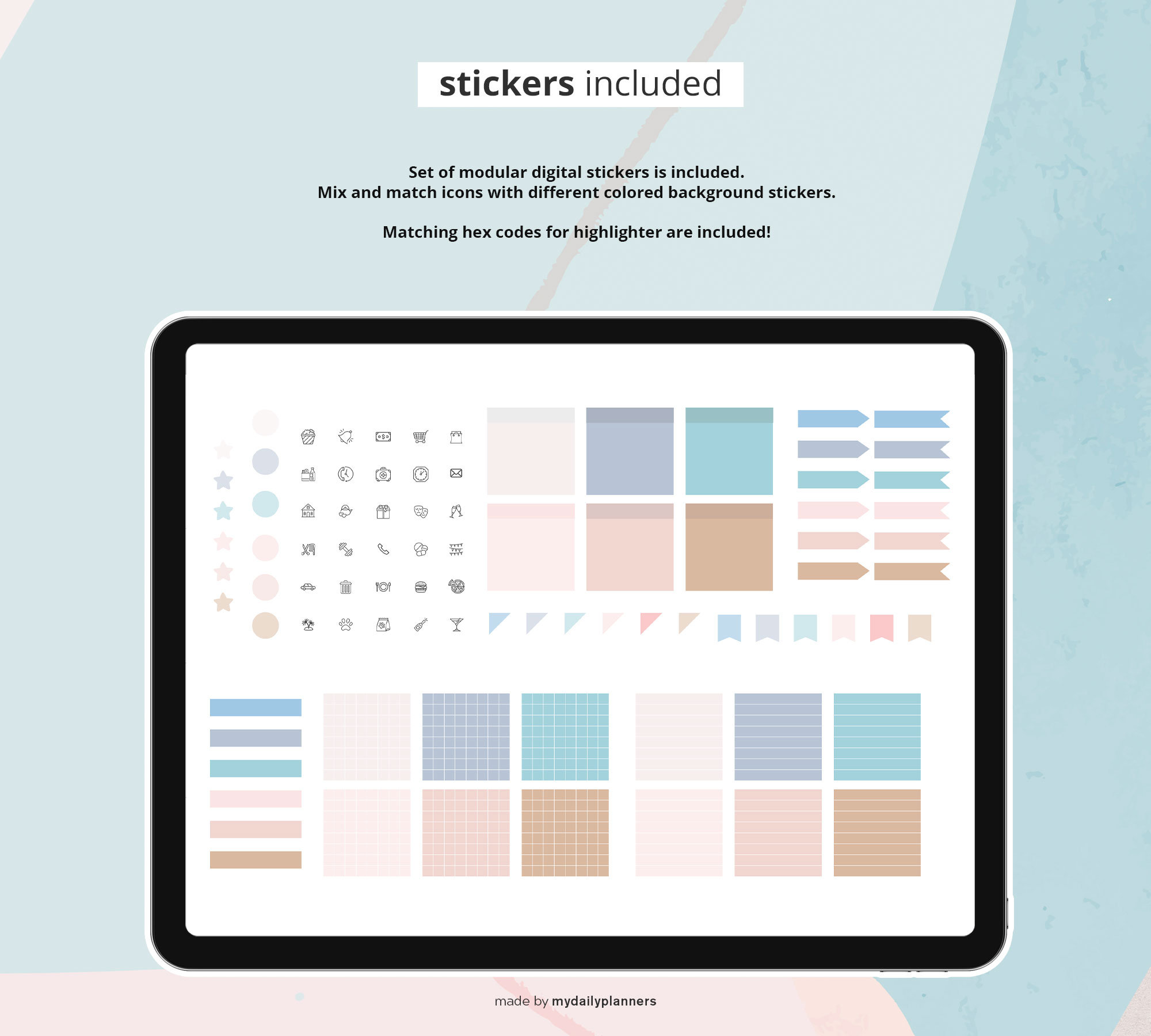 Essential Digital Planner Set with Apple and Google Calendar Links | MyDailyPlanners essential-digital-planner-set-with-apple-and-google-calendar-links-mydailyplanners