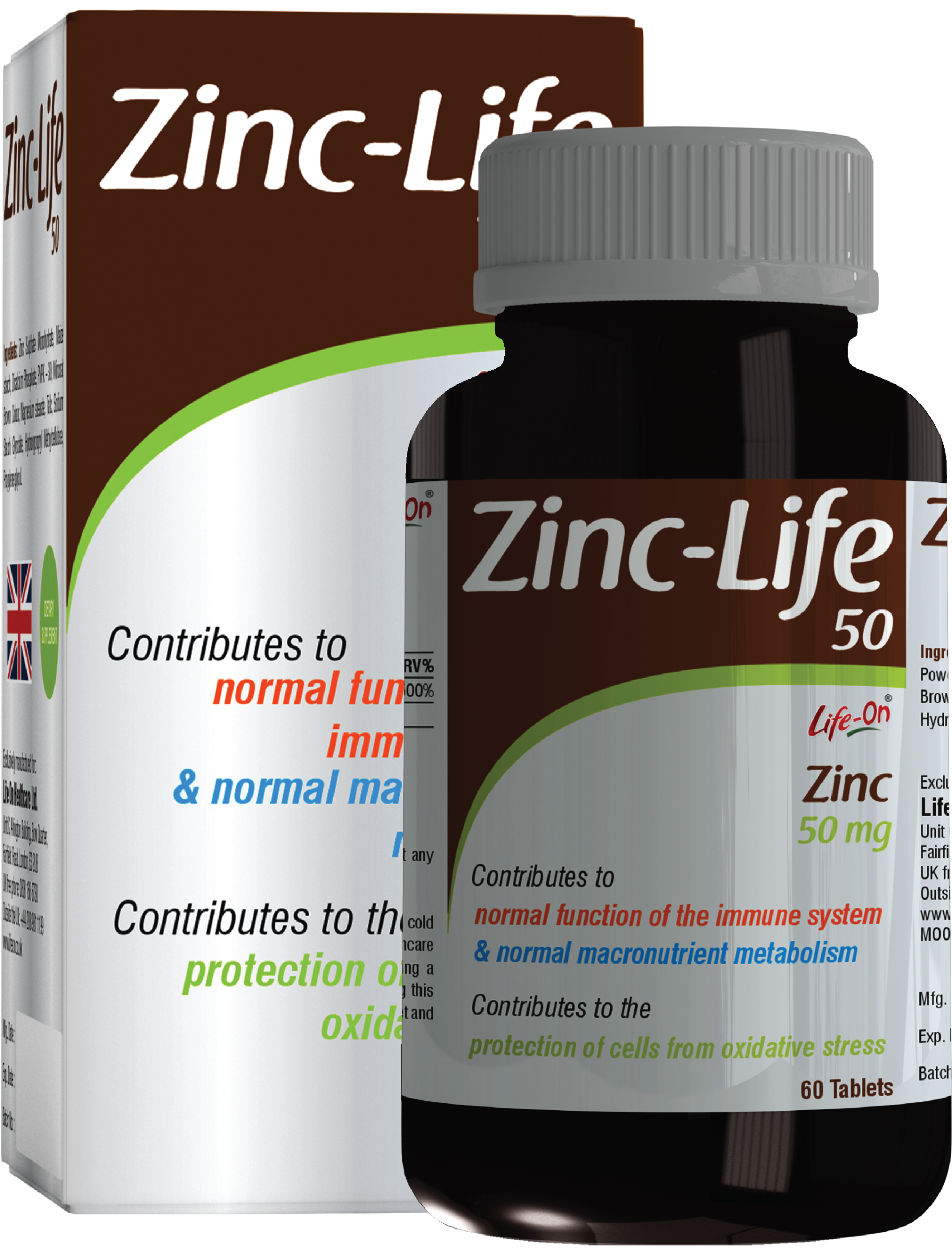 Zinc-Life 50mg Tablets