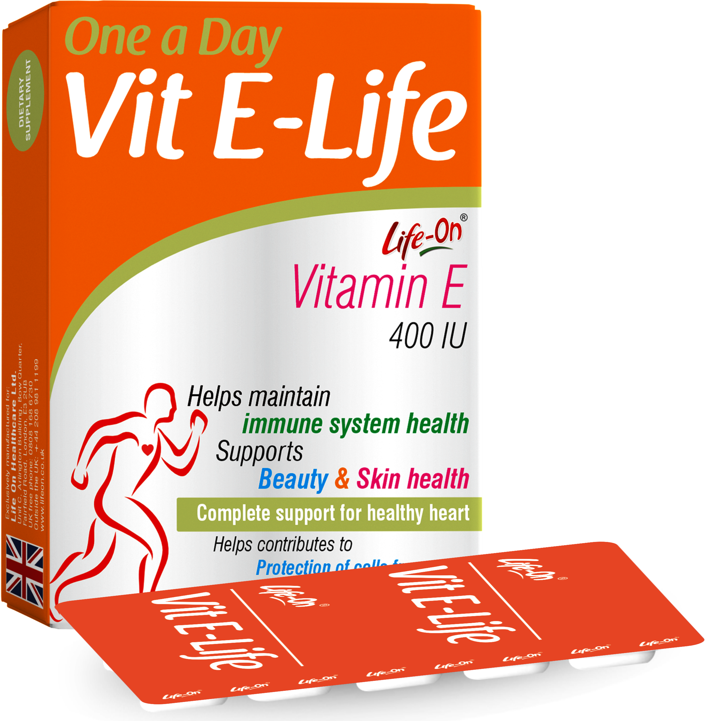 Vit E-Life 400iu Capsules