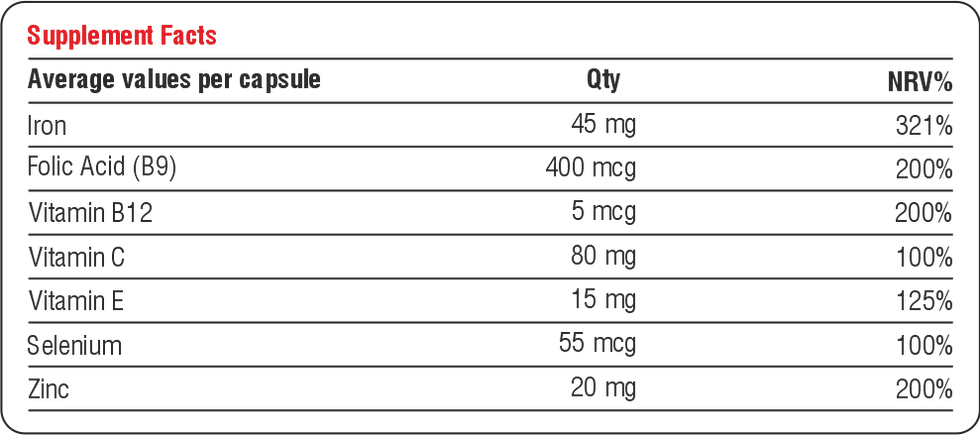 Thumbnail: Haem-Life 45mg Capsules