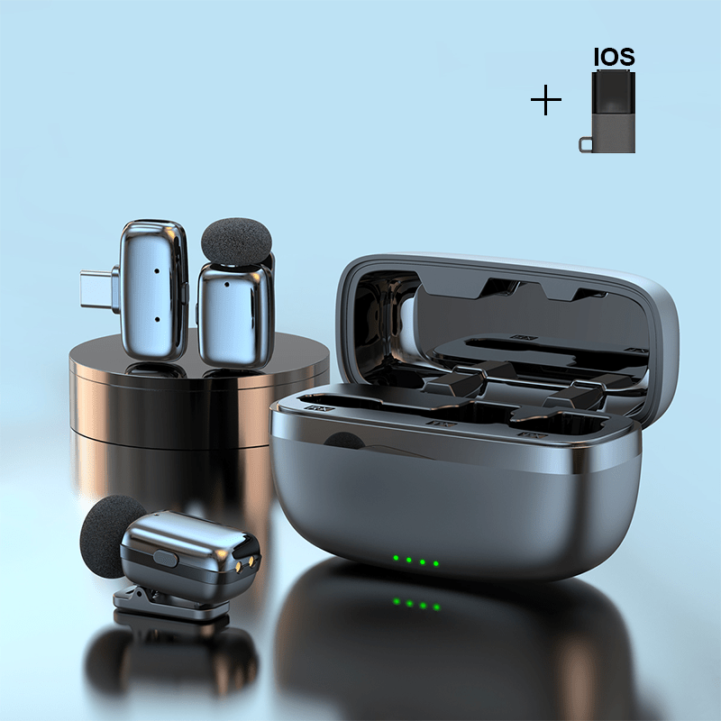 Thumbnail: MINI Wireless Lavalier Microphone Recording for Streaming Compatible with Smartp