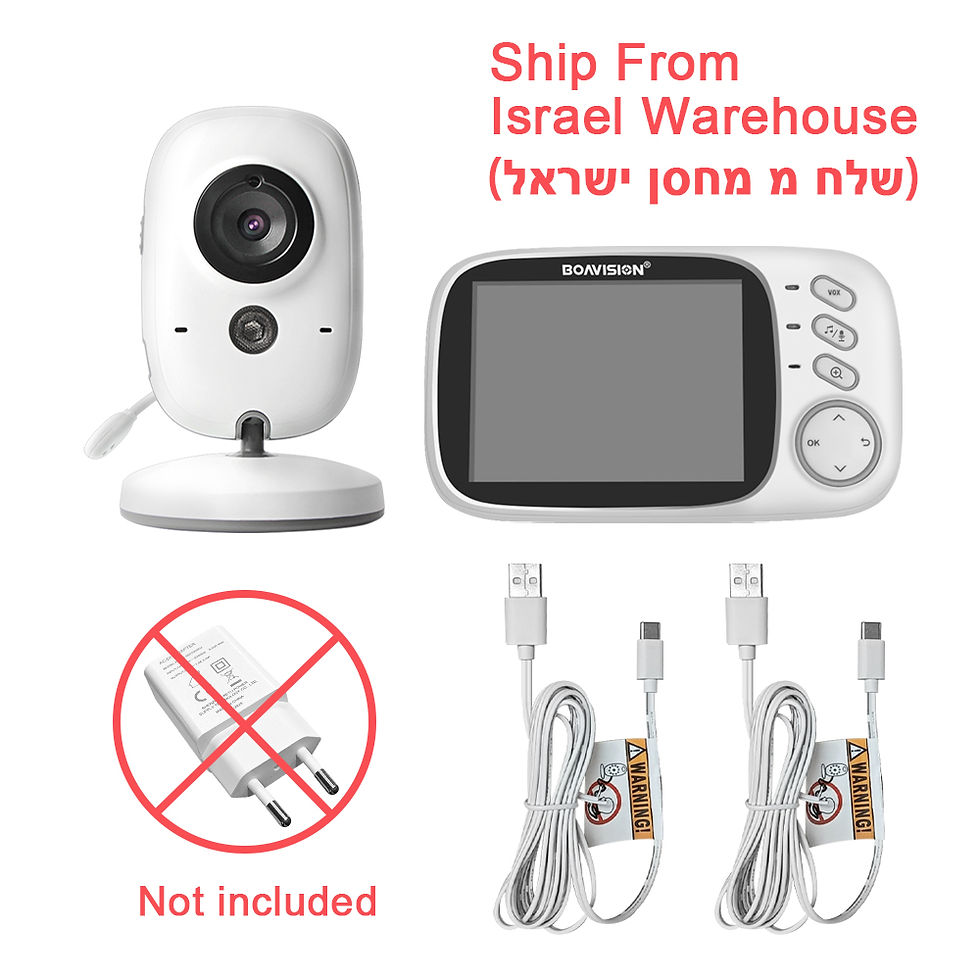 Thumbnail: VB603 Video Baby Monitor 2.4G Wireless With 3.2 Inches LCD 2 Way Audio Talk Nigh