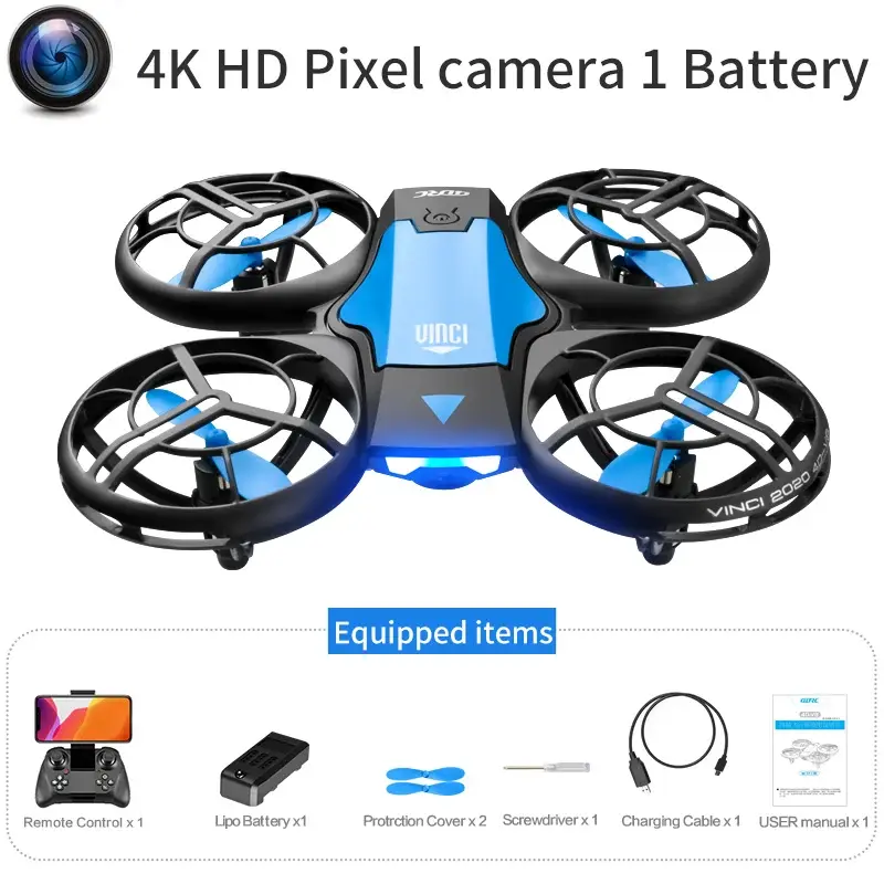 Miniatura: 4DRC New V8 Mini Drone 6k Profession HD Wide Angle Camera WiFi FPV RC