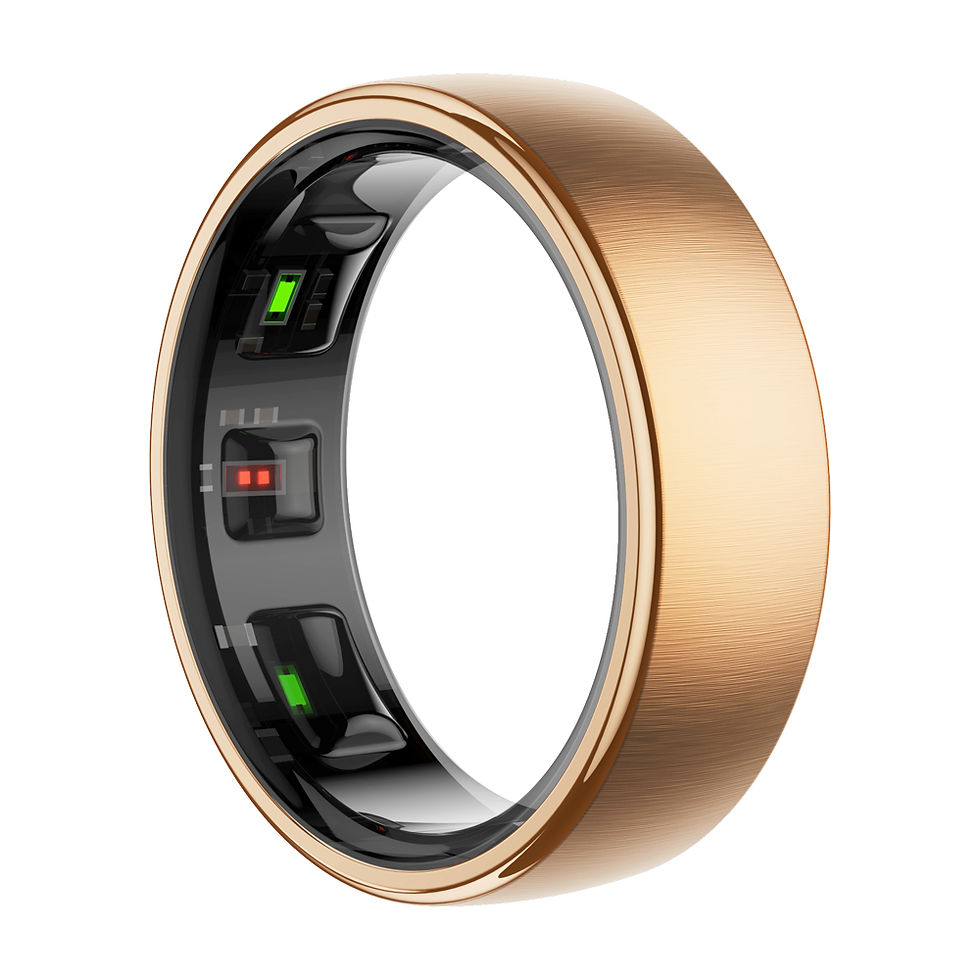 Thumbnail: Uhoofit R10 Smart Ring with Charging Dock Men Women Health Sleep Heart Rate Moni