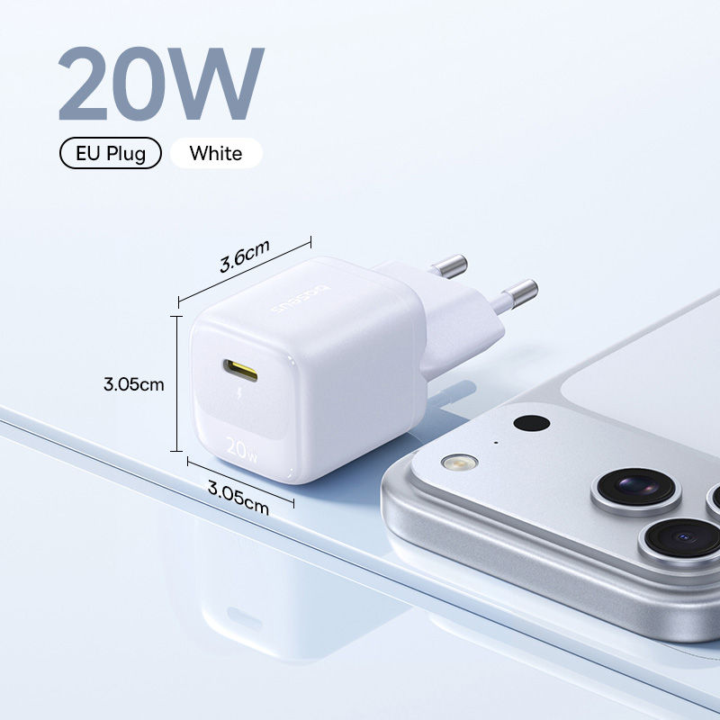 Thumbnail: Baseus USB Type C Charger 20W Portable USB C Charger Support Type C PD Fast Char