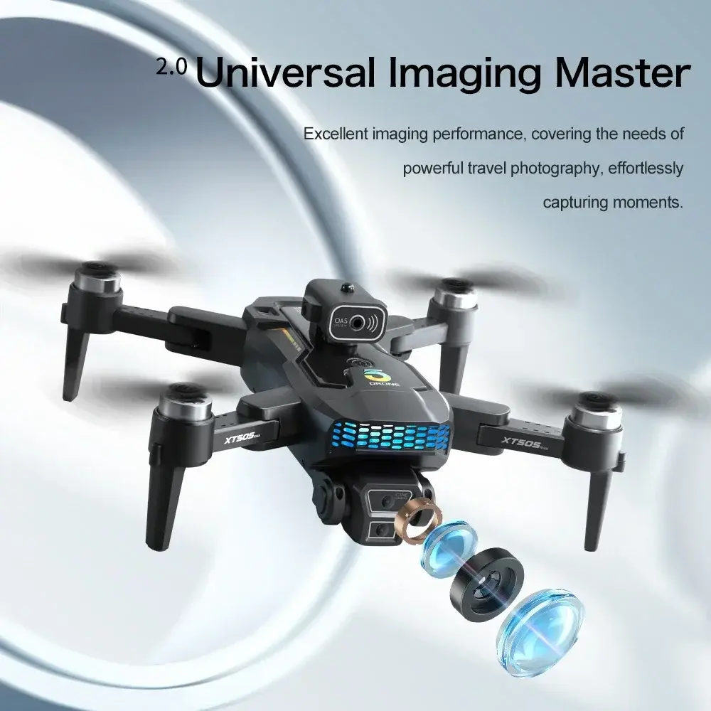 Drone 8K GPS, gimbal 3 eixos, câmera 4K, evasão obstáculos
