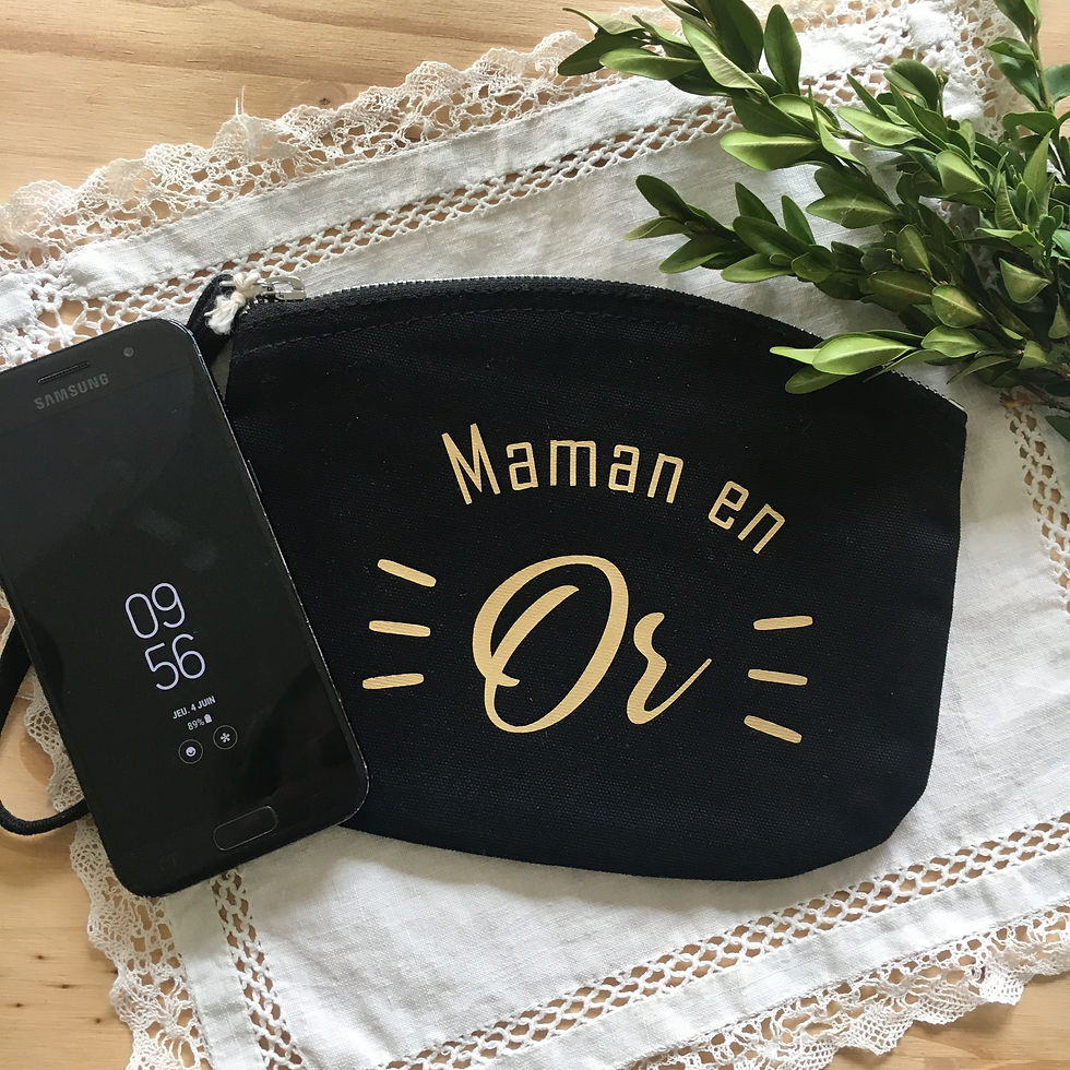 Miniature : Pochette Maman en Or