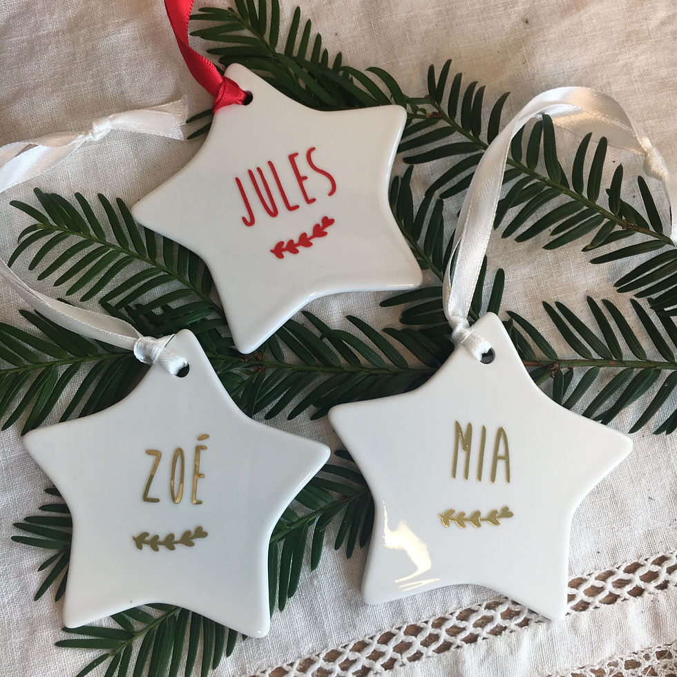 Miniature : Etoile personnalisée - Eucalyptus