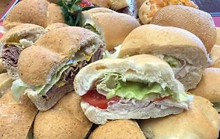 Kaiser/Bun Sandwich Tray - Meat