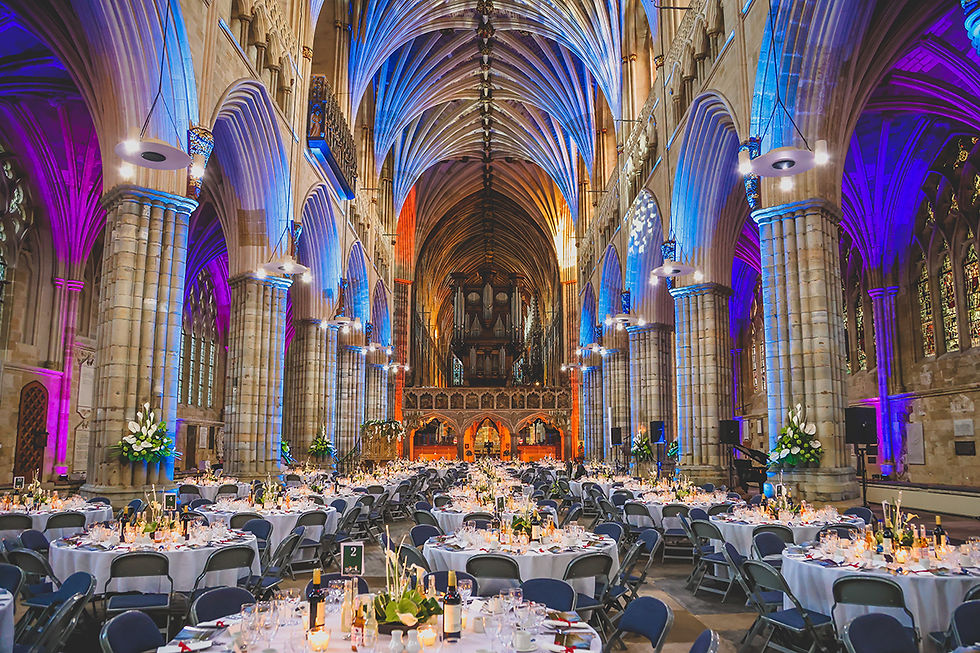 Exeter Cathedral | Historic Event Venus for hire in Central Exeter Devon | Match My Venue