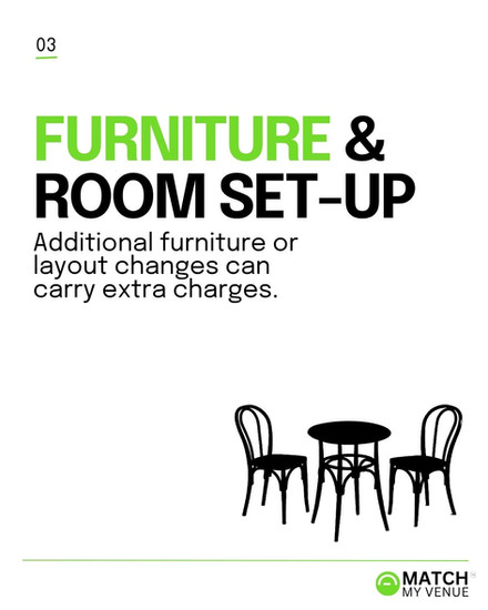 Hidden Charges for Events | Match My Venue