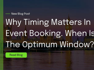 London venue finding blog about event booking timelines and securing venues at the right time