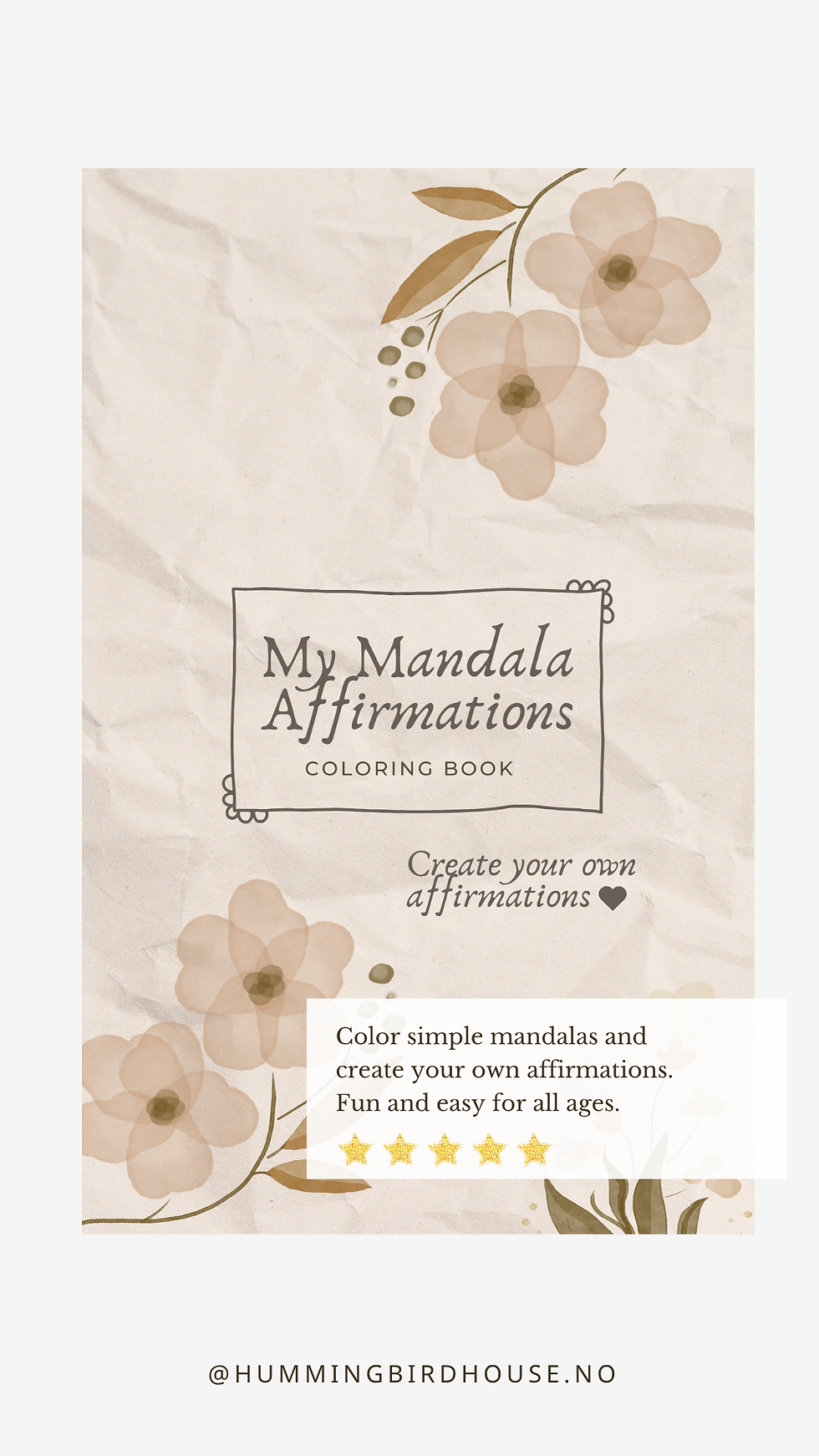 My Mandala Affirmations Coloring Book