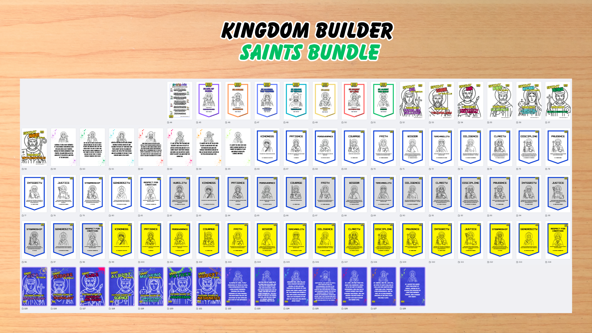 Kingdom Builder Saints Poster Bundle