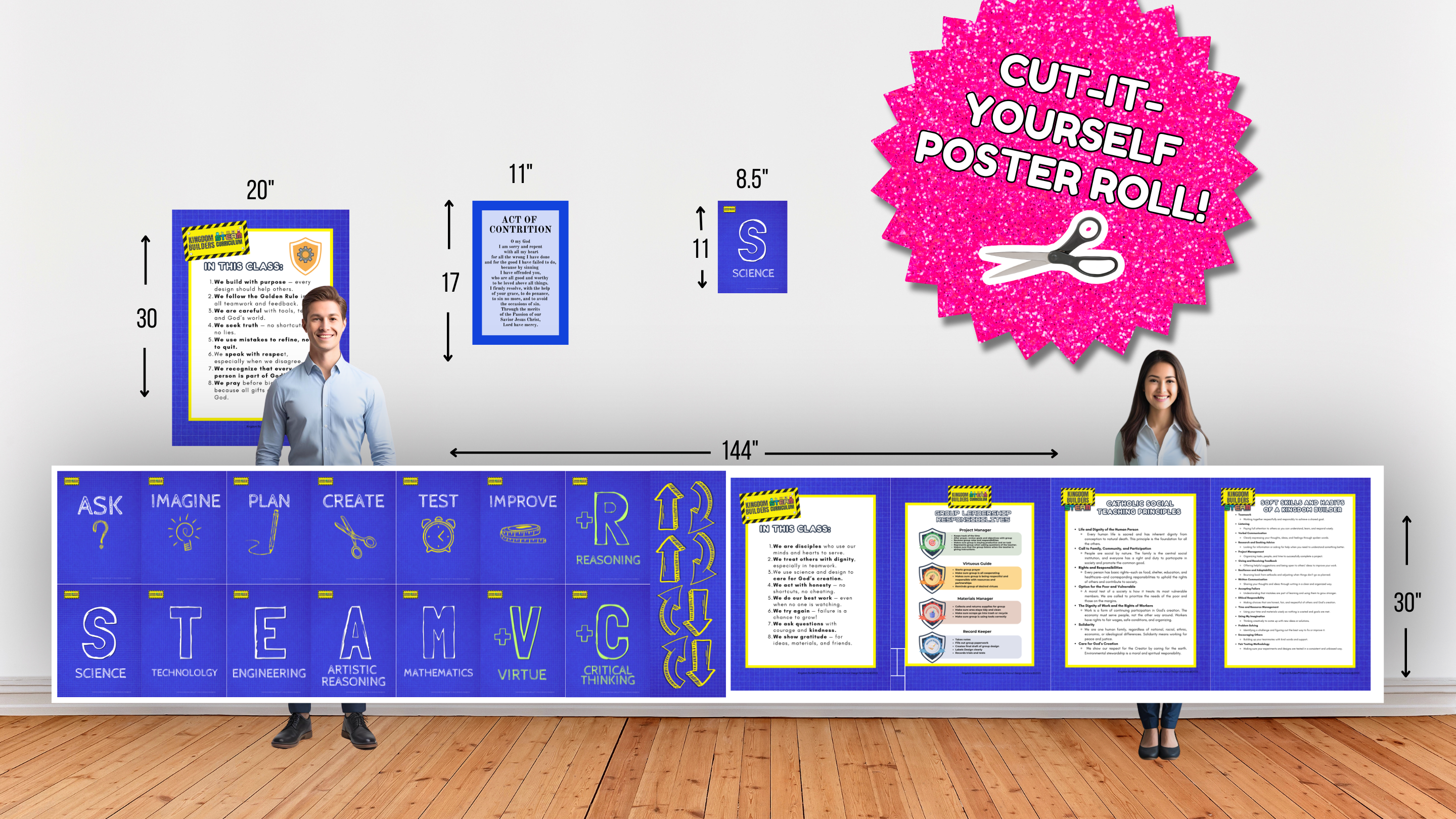 Kingdom Builders Poster Roll (Cut-it-yourself) Classic Roll 2