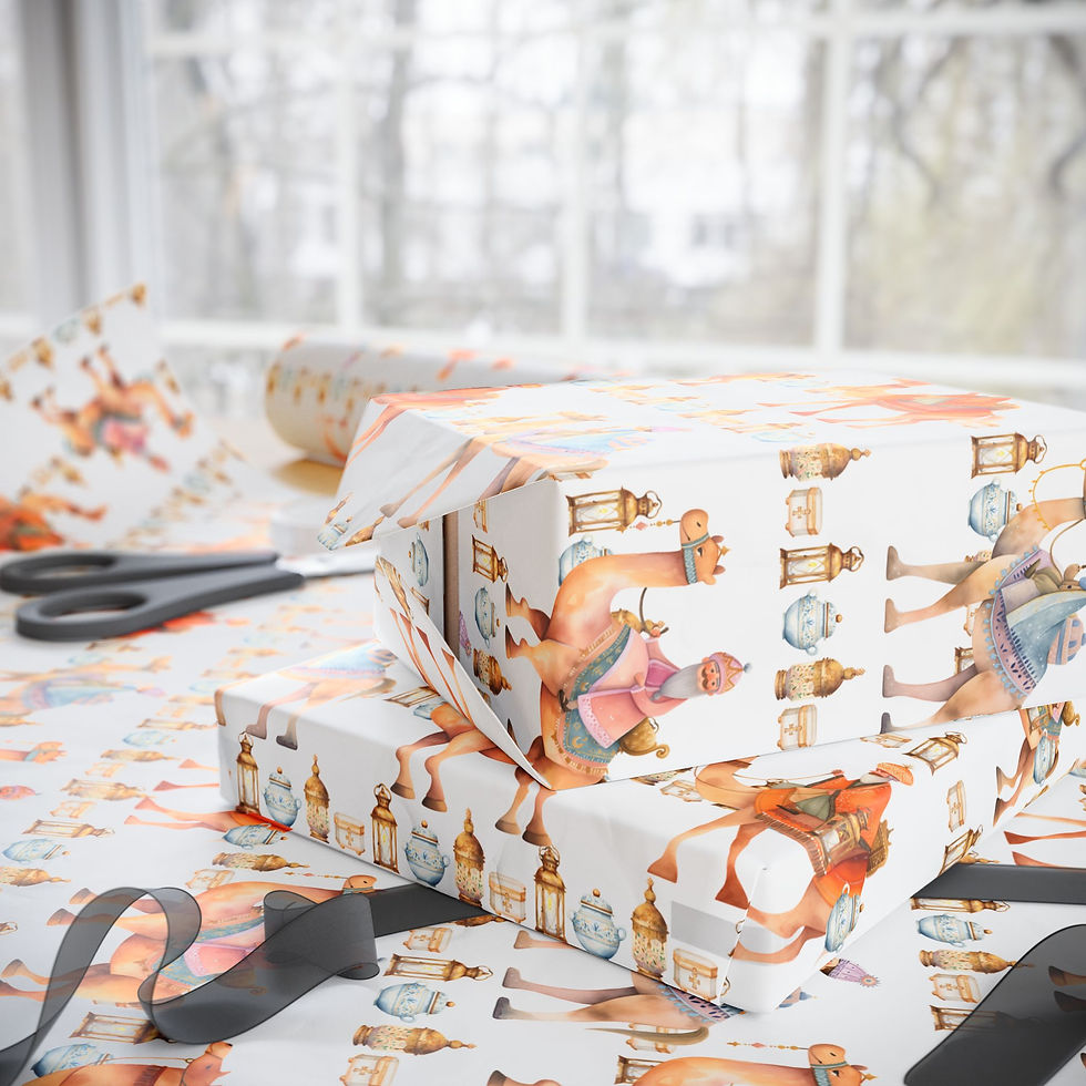 Thumbnail: We Three Kings Wrapping Paper 
