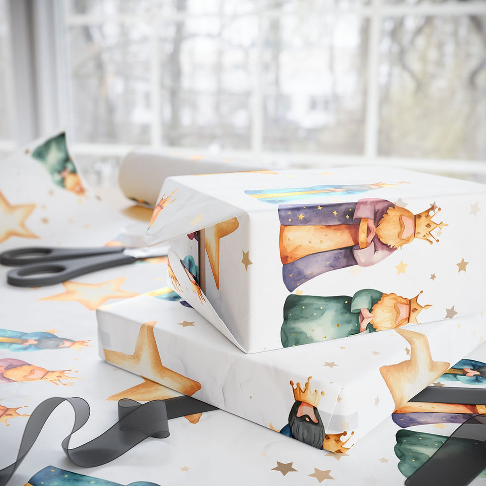Kings and Stars Wrapping Paper