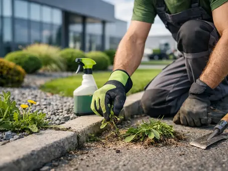 How to Reduce Weed Regrowth on Commercial Grounds