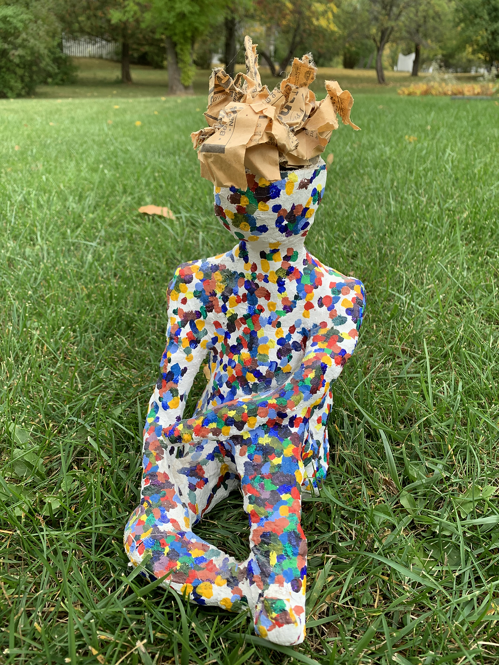 "Thinker" Sculpture