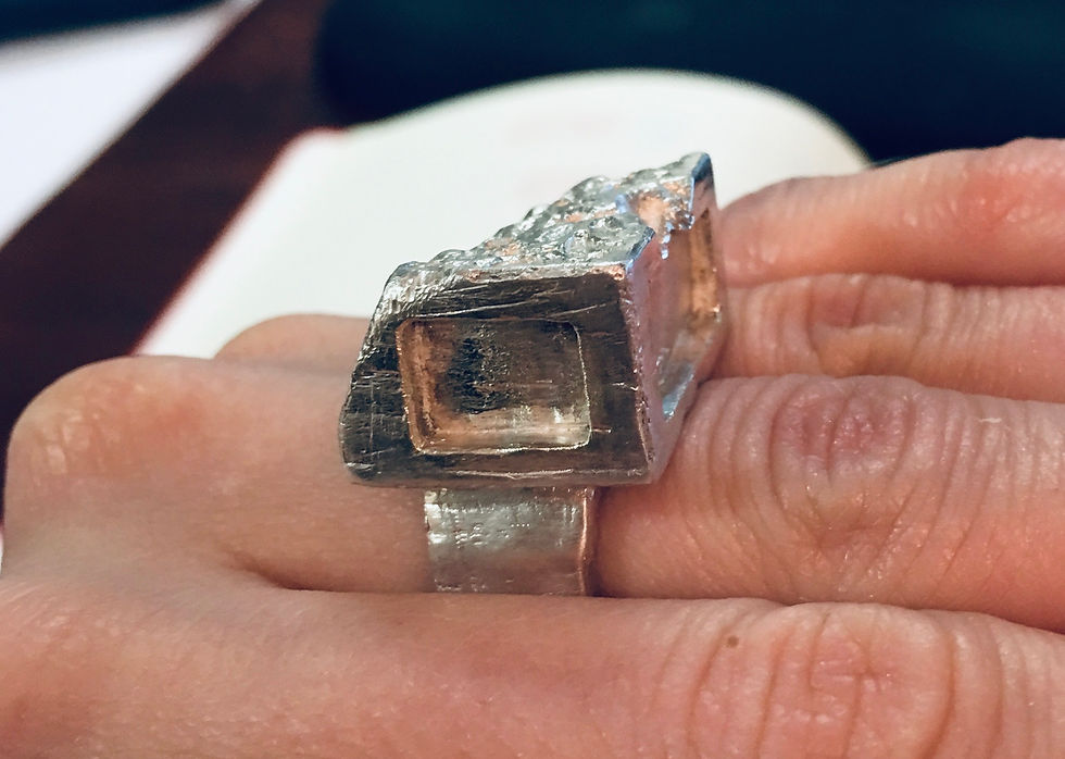 "Corner Stone" Ring