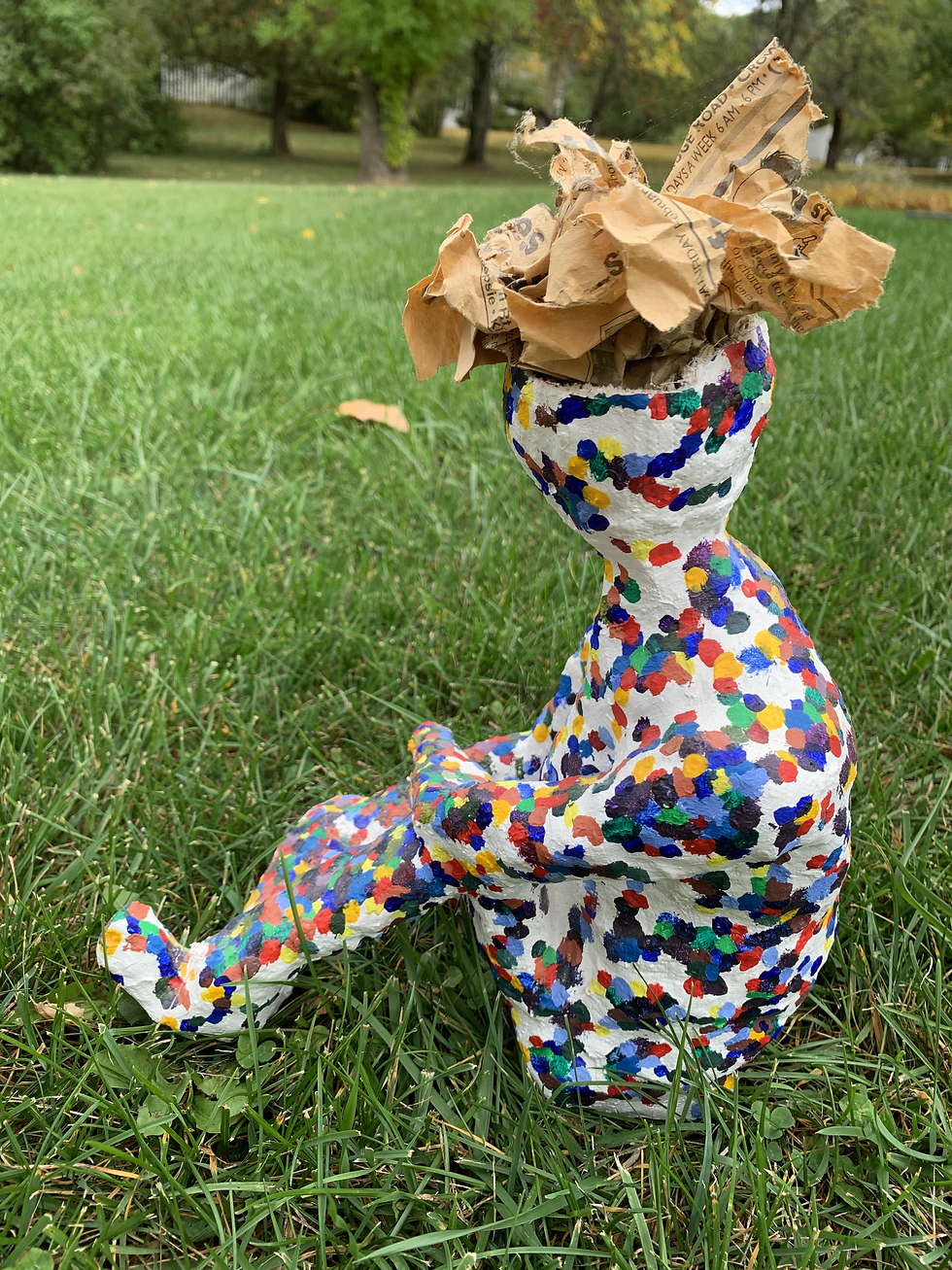 "Thinker" Sculpture