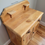 Thumbnail: Antique Pine Washstand Cabinet with Candle Holders
