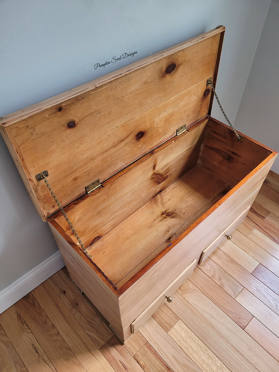 Thumbnail: Vintage Pine Blanket Chest