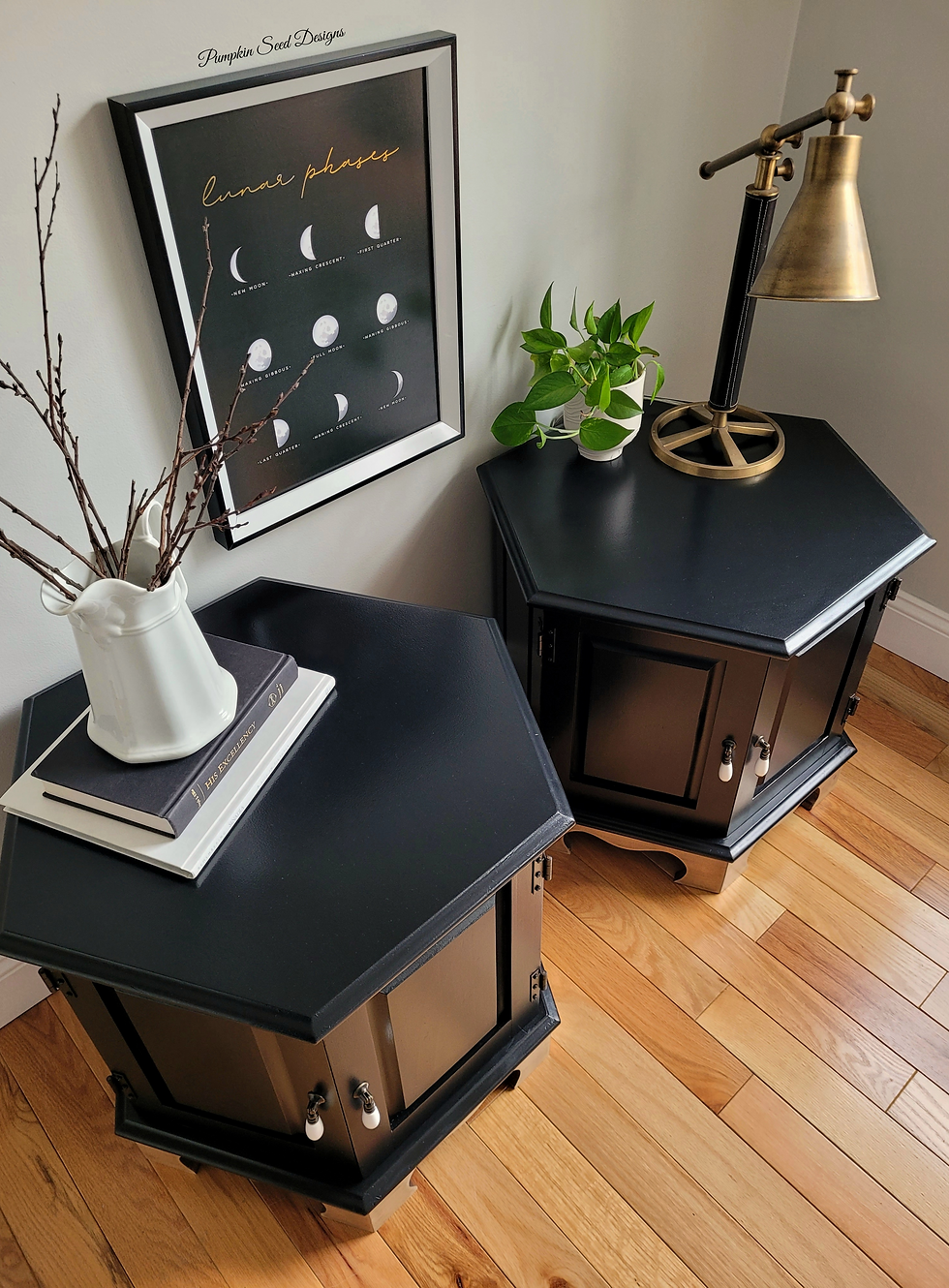 Thumbnail: Jet Black Maple End Tables
