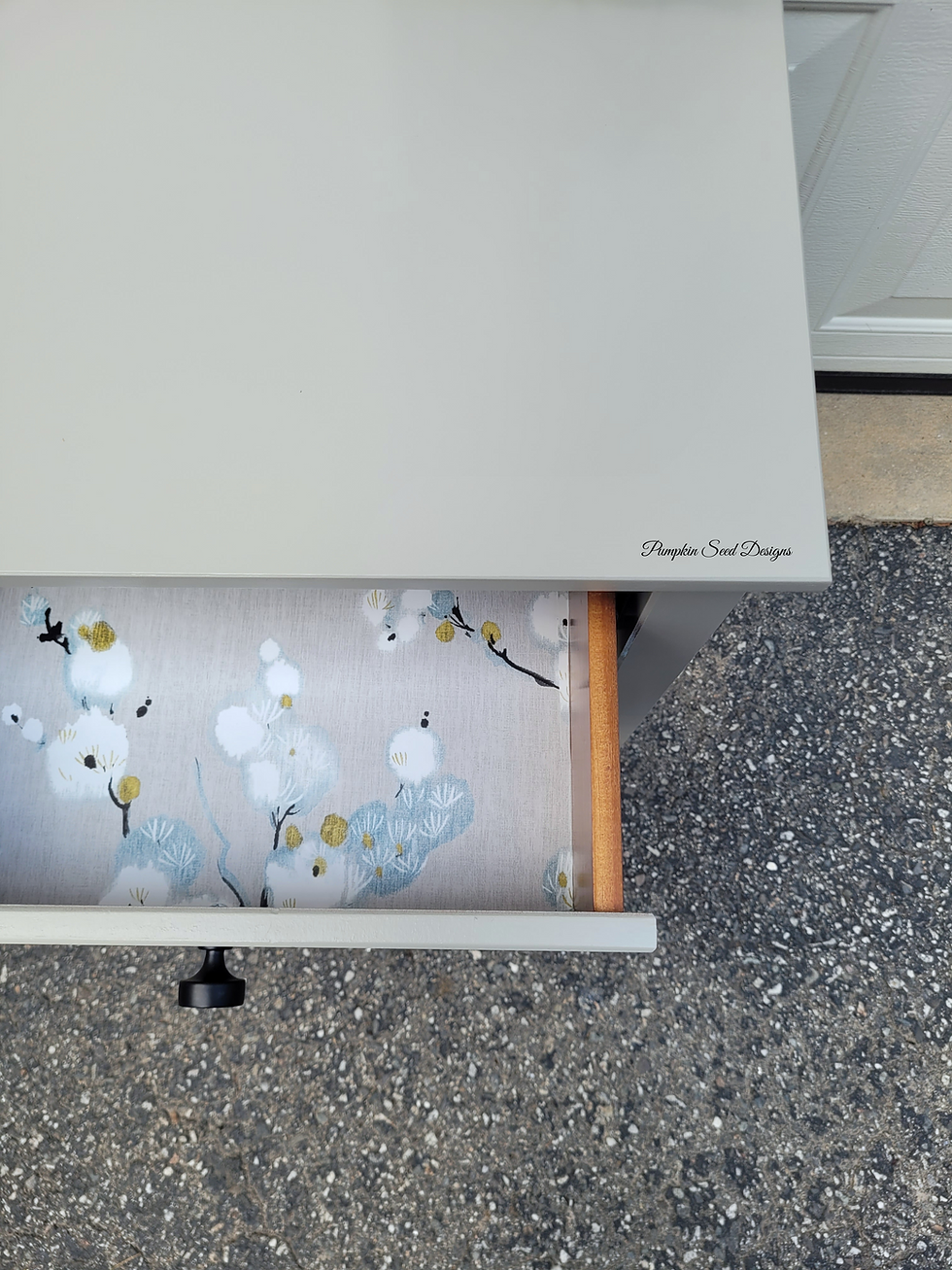 Thumbnail: Nightstands in Gray Linen 